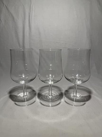 18 st öl-/vinprovarglas 17 cm – elegant tulpanform