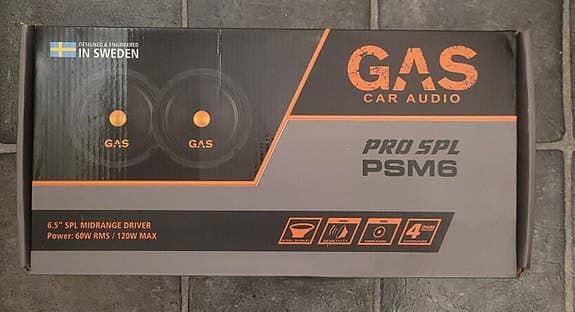 LJUDPAKET FÖR BIL GAS