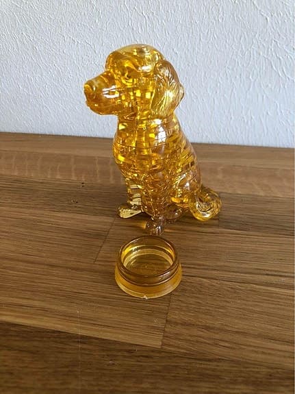 Pussel Crystal Puzzle Lejon Hund Hjärta