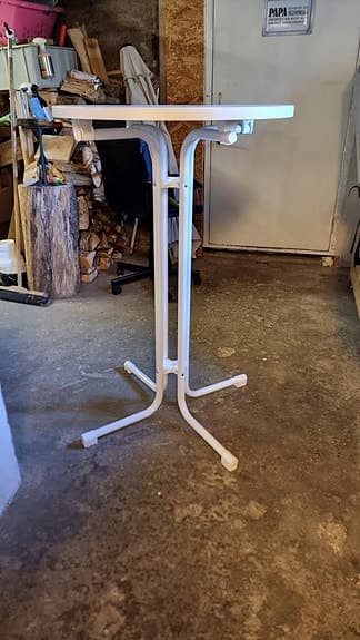Fällbart Barbord Ståbord med stårbordsöverdrag grön
