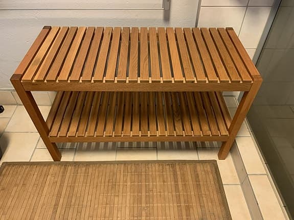 Träbänk , fint skick