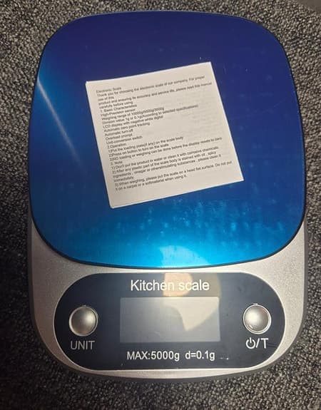 NY Digital Köksvåg 0,1-5000g.