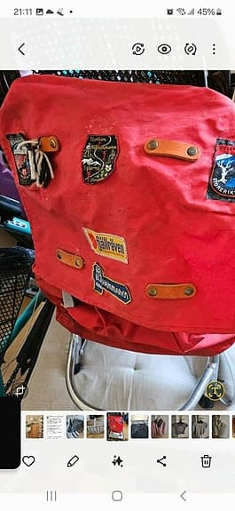 Fjällräven vintage retro Ryggsäck