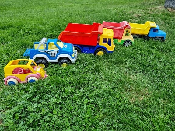 Leksaker fordon Bil Lastbil Dumper Buss