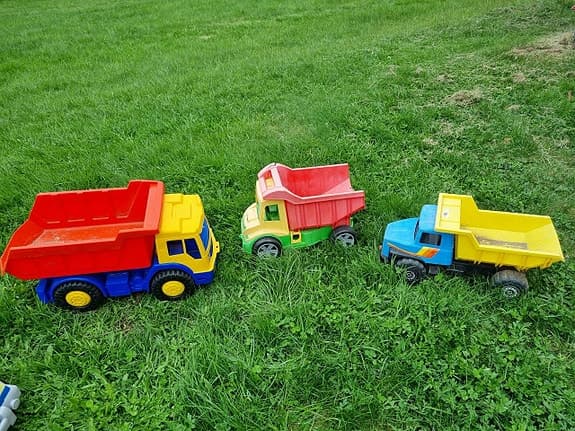 Leksaker fordon Bil Lastbil Dumper Buss