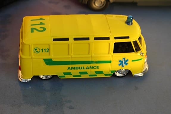 Top-Toy VW Ambulans Folkabuss Helt ny