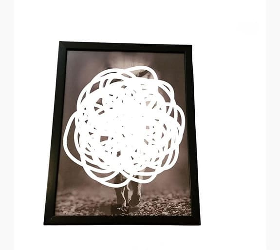 Tavla The shining. Inramad.