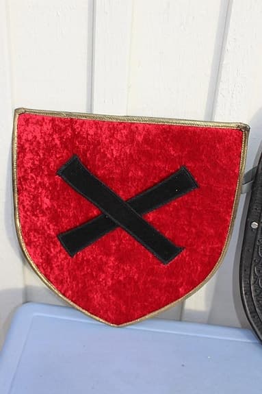 Utklädning Halloween Riddare Sköld stl Jr one size