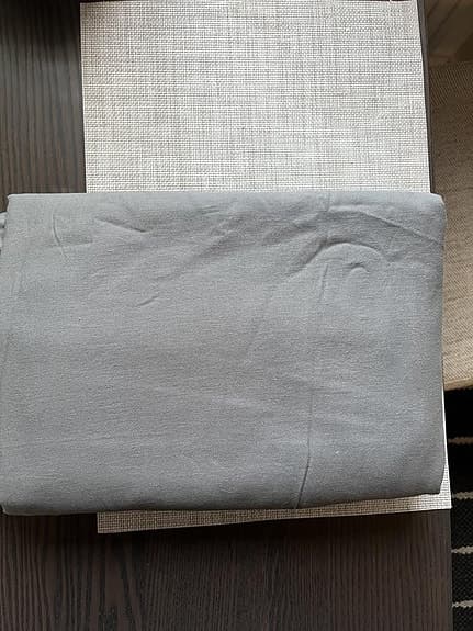 Soft Satin Lakan Mörk grå 150x260 2st