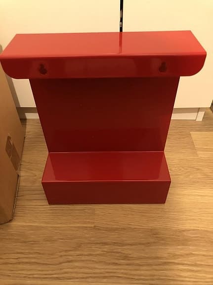 NY Designhylla Ledge:able (pulverlackerad stål) / hylla