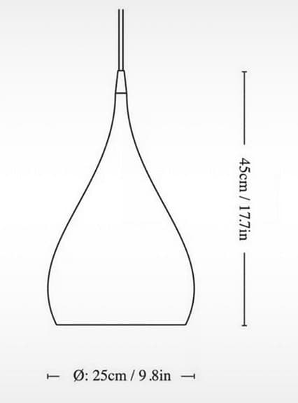 &Traditions fina lampa Spining light BH1 (pris per styck)
