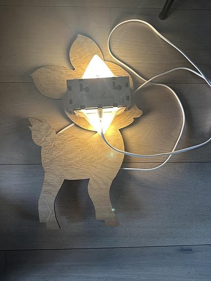 Maseliving vägglampa + 2st väggkrokar