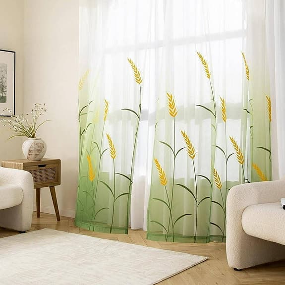 Gardiner Med Elegant Broderi (Pack-2) (140 x 260 cm)