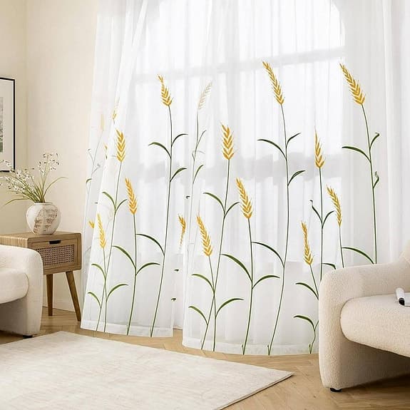 Gardiner Med Elegant Broderi (Pack-2) (140 x 260 cm)