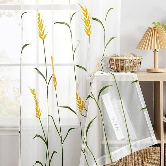 Gardiner Med Elegant Broderi (Pack-2) (140 x 260 cm)