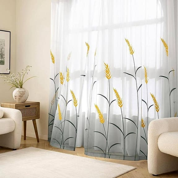 Gardiner Med Elegant Broderi (Pack-2) (140 x 245 cm)