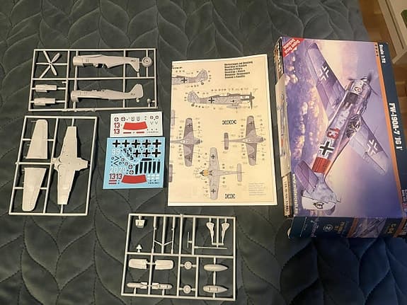 Mister Hobby Kits Craft, FW-190A-7 ’JG 1’, ny modell