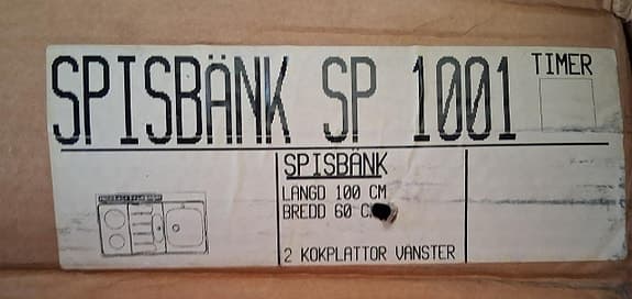 INTRA spisbänk Trinettkök