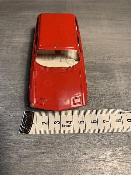 Leksaksbil Fire Chief från 1970 talet