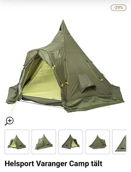 Tält Helsport Varanger 8-10 med innertält