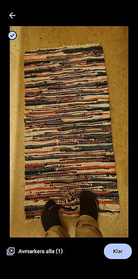 3 st Hembygds trasmattor