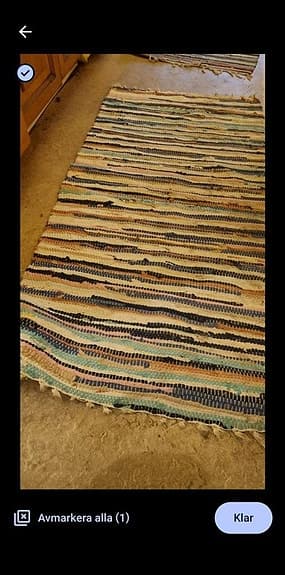 3 st Hembygds trasmattor