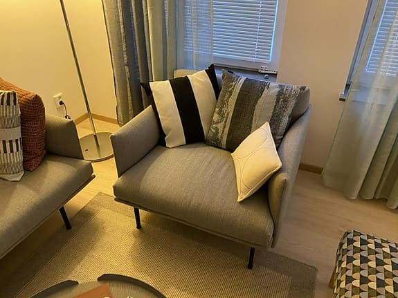 Muuto Outline 2-sits sofa & Fåtölj – Dansk premiumdesign