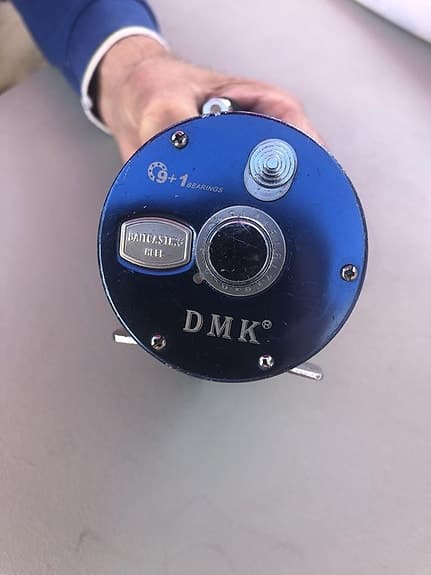 Fiskerulle, spinnrulle DMK, baitcasting reel