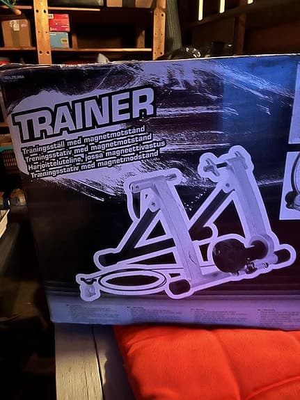 Cykelträningsställ m magnetmitstånd