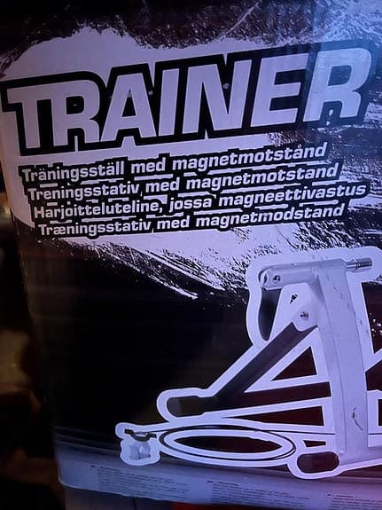 Cykelträningsställ m magnetmitstånd