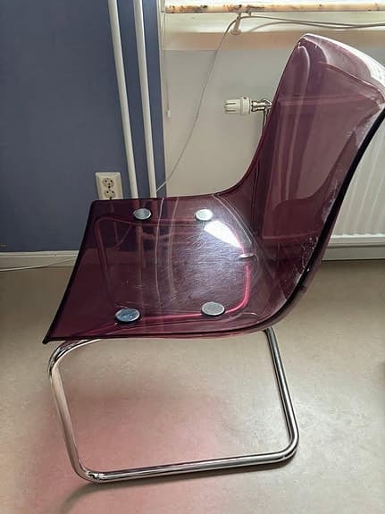 Tobias chair LILA FÄRG! / retro stol IKEA