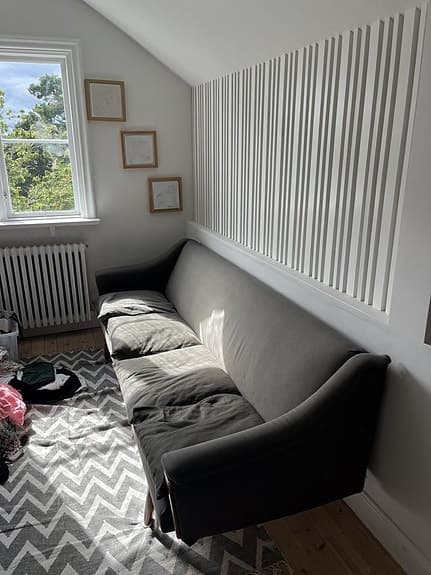 liten smidig bäddsoffa