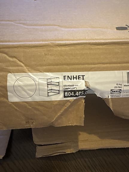 Bänk skåp från IKEA Enhet nytt.