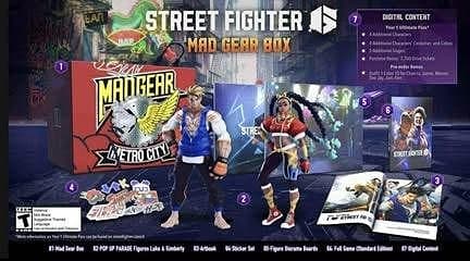 Oöppnat Street Fighter 6 - Collector's Edition (PS4/PS5)