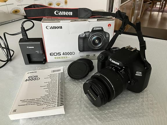 Canon 4000D systemkamera 18-55 mm
