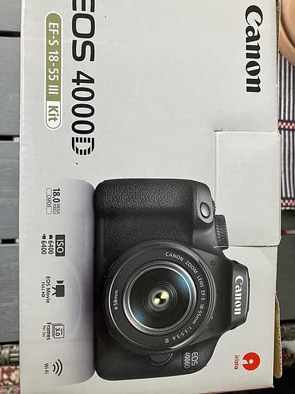 Canon 4000D systemkamera 18-55 mm