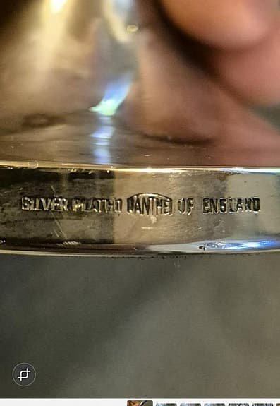 Silver ljusstake