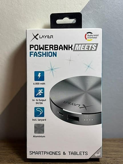 Powerbank 6000 mAh – Extern Batteripack för Smartphone