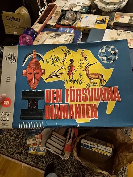 Den försvunna diamanten brädspel ( gammalt )