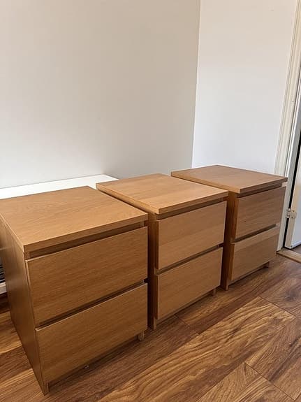 Malm byrå från IKEA  3st