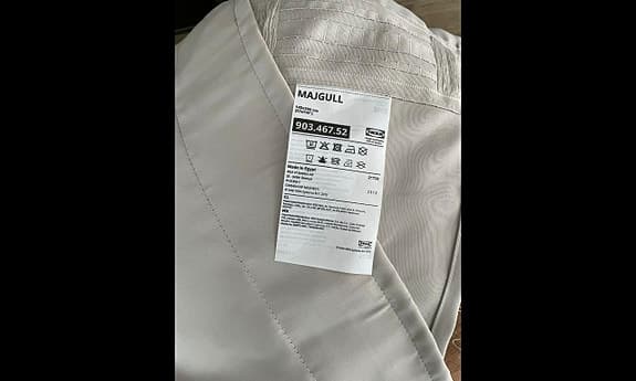 fynda mörklägning gardiner 3 par/ 6 st.