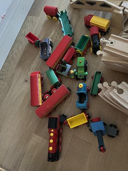 Brio tågbana med tillbehör