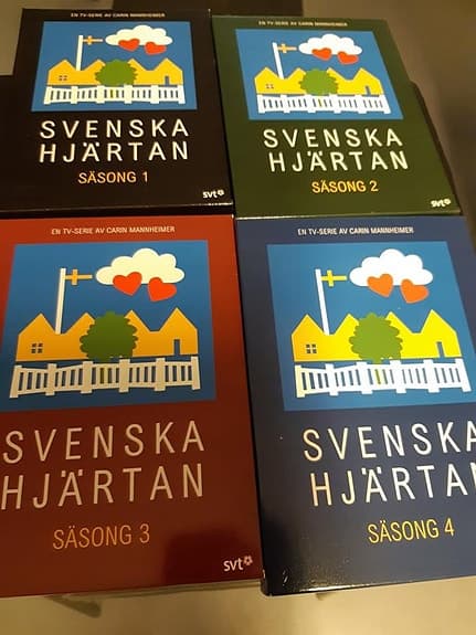 Svenska hjärtan dvdboxar kompletta
