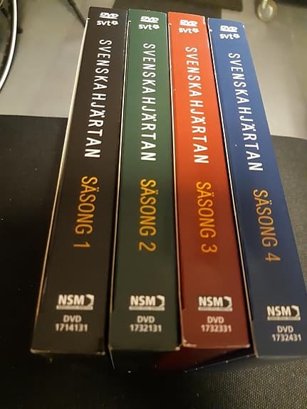 Svenska hjärtan dvdboxar kompletta
