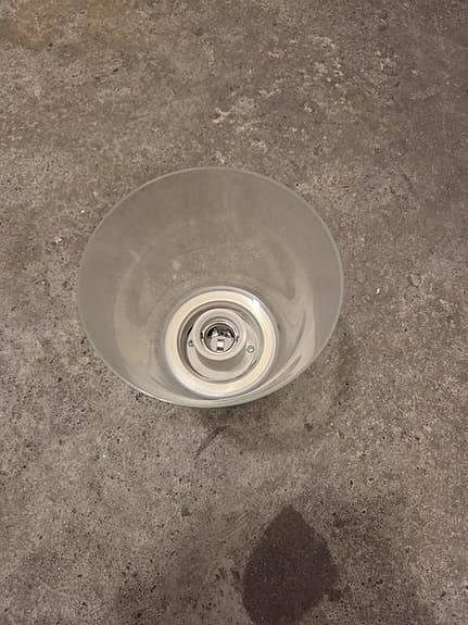 Tak/vägglampor i glas, keramiksockel e27