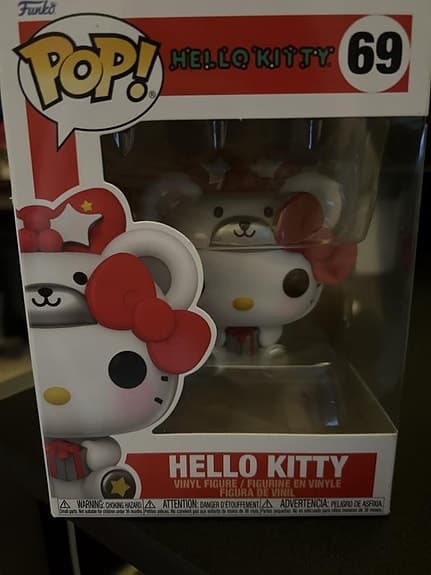Popfigurer Hello Kitty och Bob