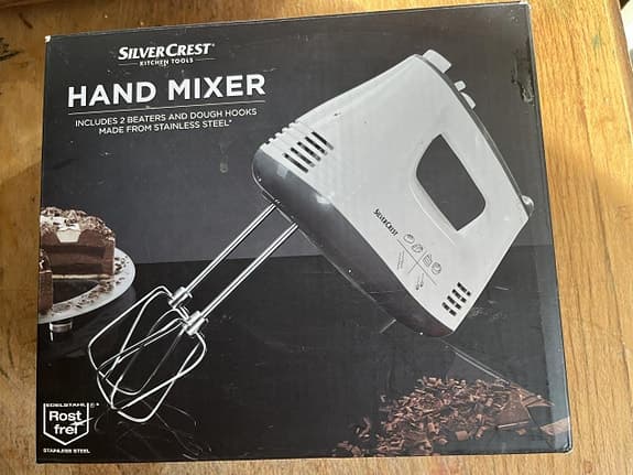 Oanvänd SilverCrest Hand Mixer