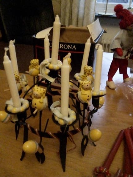 Ljuskrona till Påsk eller Jul