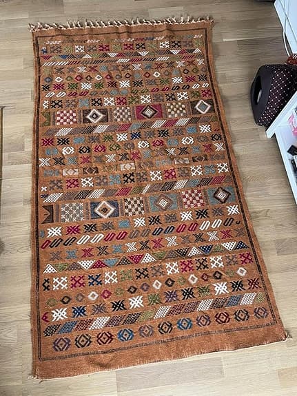 Marockansk Mattta, handgjord (138x232cm)