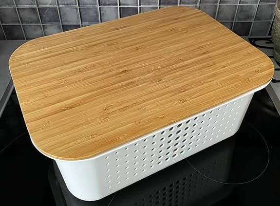 Förvaringskorg Smartstore med trälock